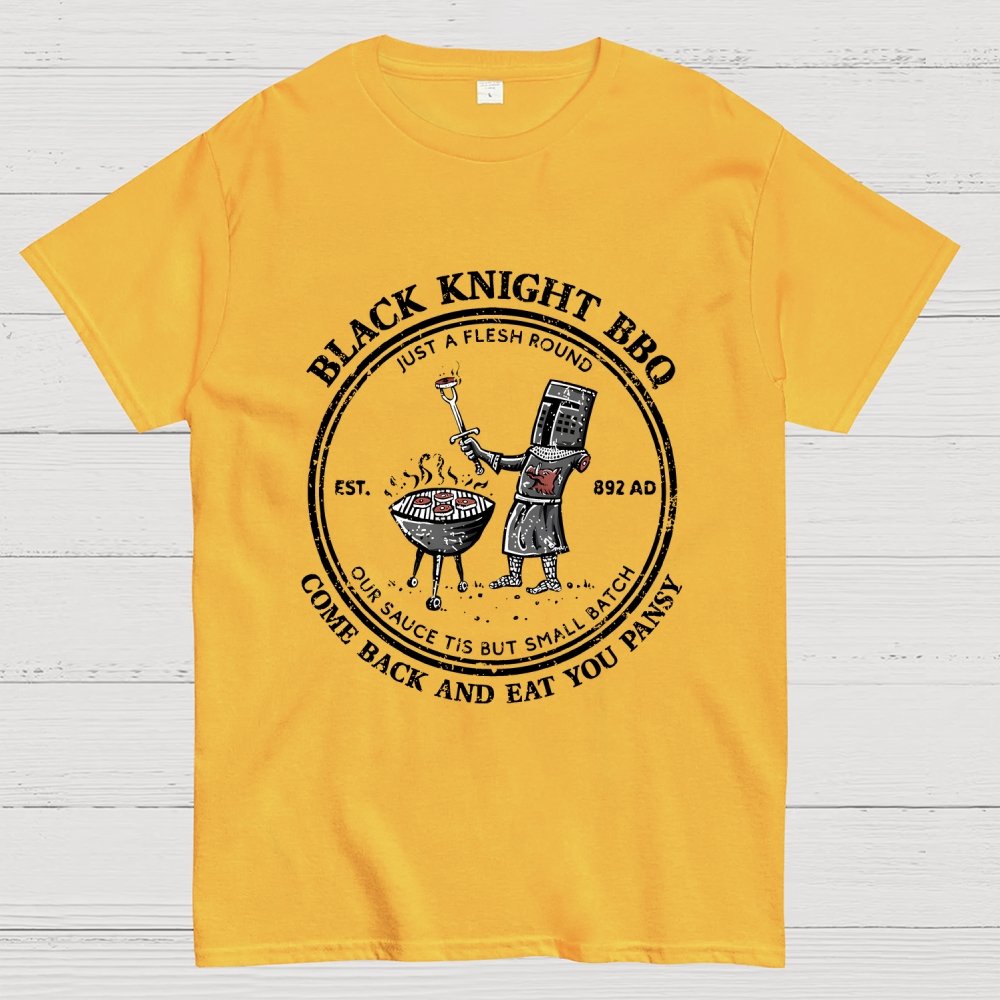 Black Knight BBQ Unisex Geek T-Shirt