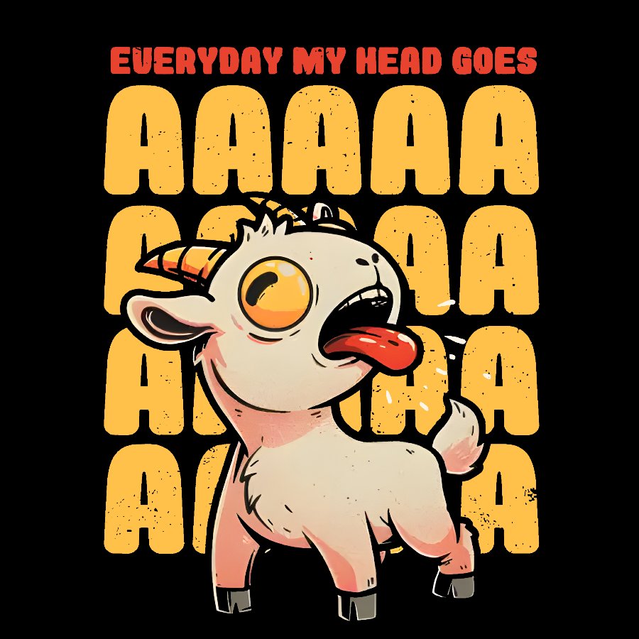 Everyday My Head Goes AAA Geek T-Shirt