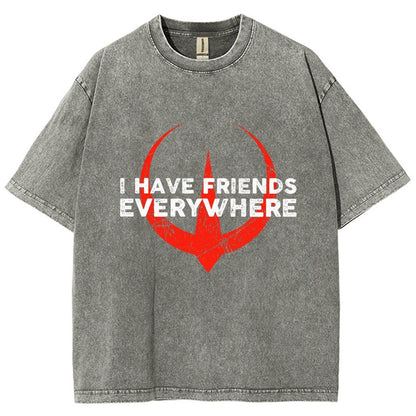 I Have Friends Everywhere Vintage Distressed T-shirt