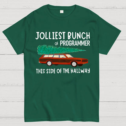 Jolliest Bunch Of Programmer This Side Of The Hallway Geek T-Shirt