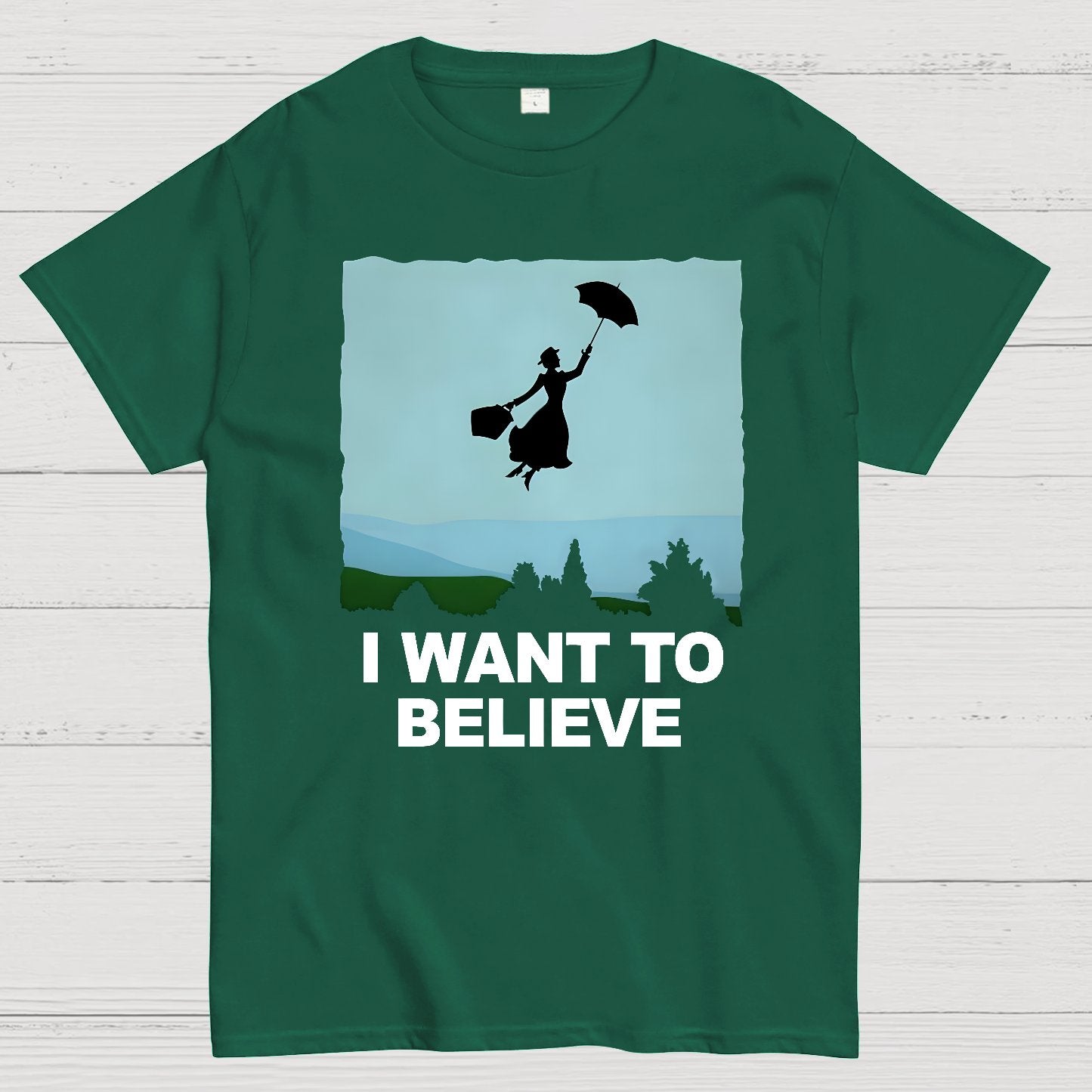 I Want To Believe Perfect Nanny Geek T-Shirt