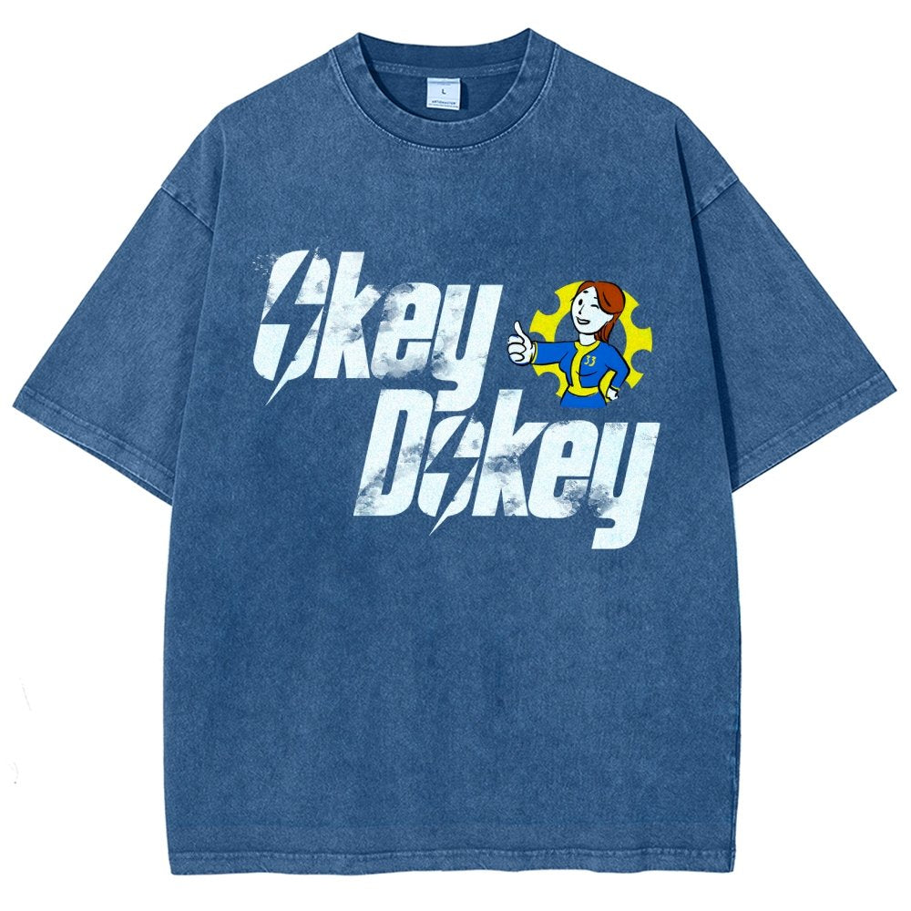 Okey Dokey Vintage Distressed T-shirt