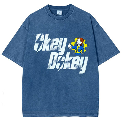 Okey Dokey Vintage Distressed T-shirt