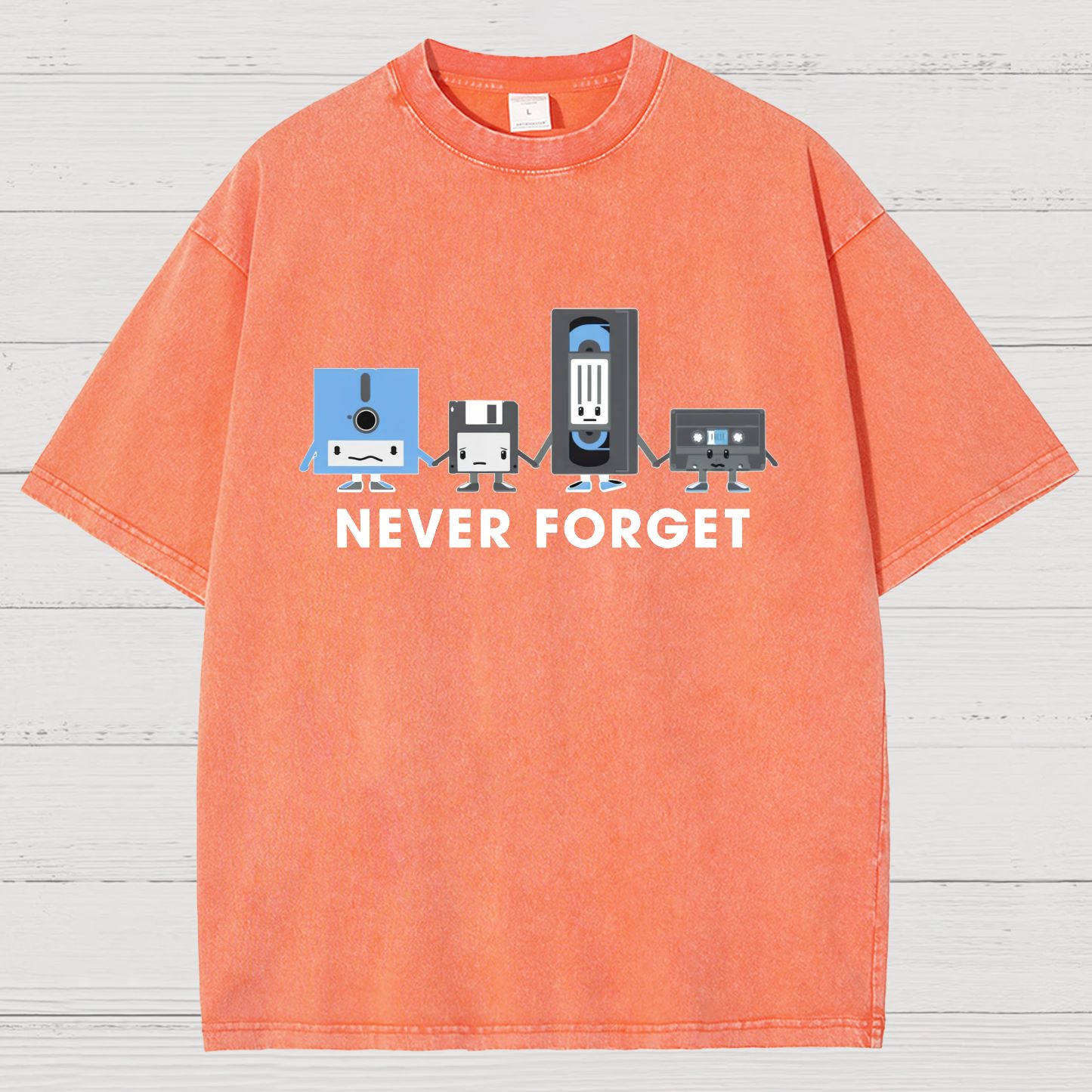 Never Forget Vintage Distressed T-shirt