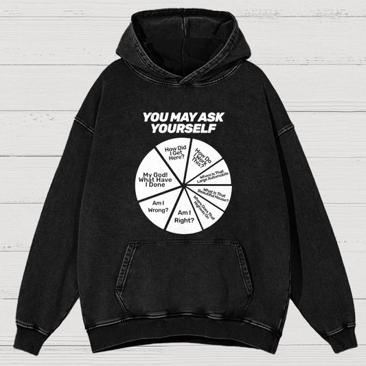 Techno Apocalypse Vintage Distressed Hoodie