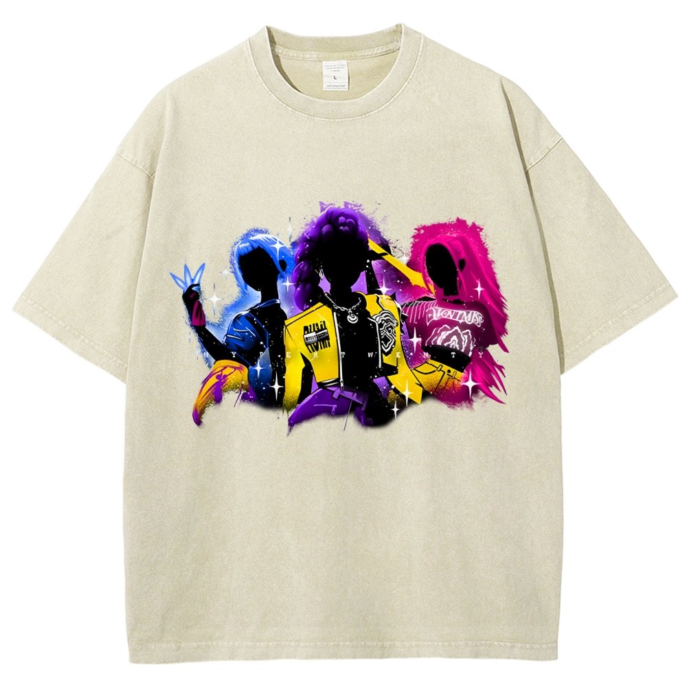 The Huntrix Vintage Distressed T-shirt