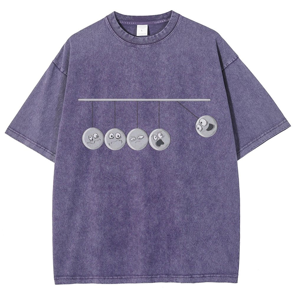 Perpetual Emotion Ask Not For Whom The Ball Tolls Vintage Distressed T-shirt