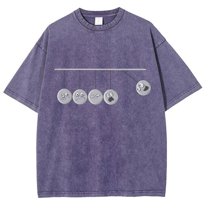 Perpetual Emotion Ask Not For Whom The Ball Tolls Vintage Distressed T-shirt