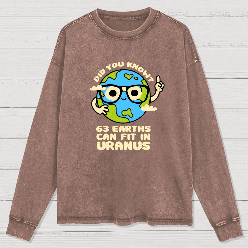 Uranus Washed Long Sleeve Tee