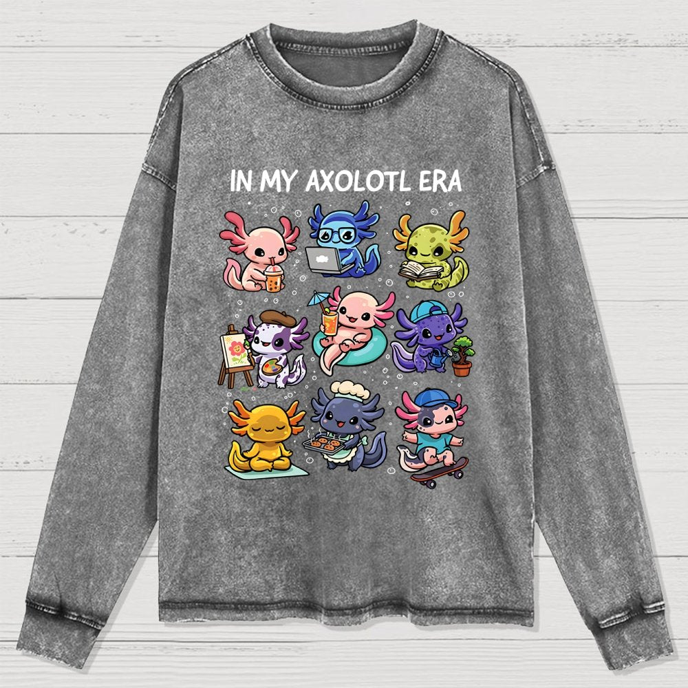 In My Axolotl Era Washed Long Sleeve Tee