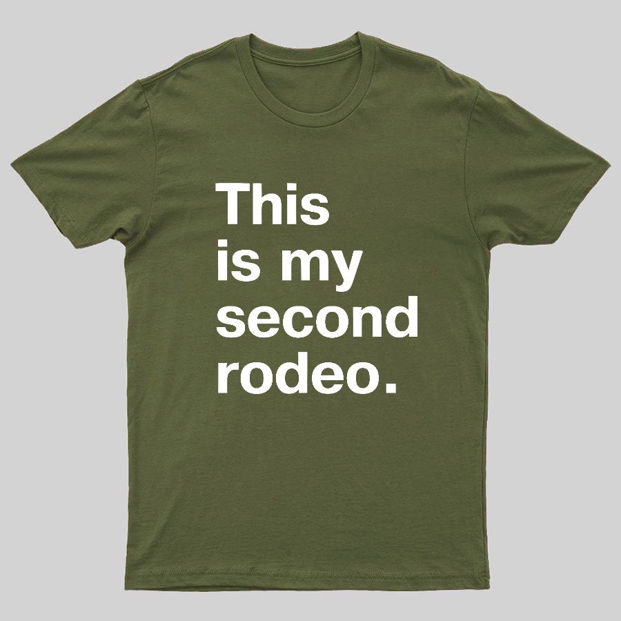 This is my second rodeo Geeky T-Shirt