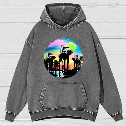 Retro Walker Adventure Vintage Distressed Hoodie