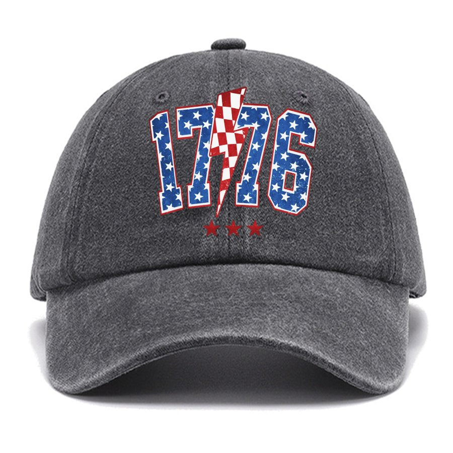 1776 America 4th of July Cotton Hat