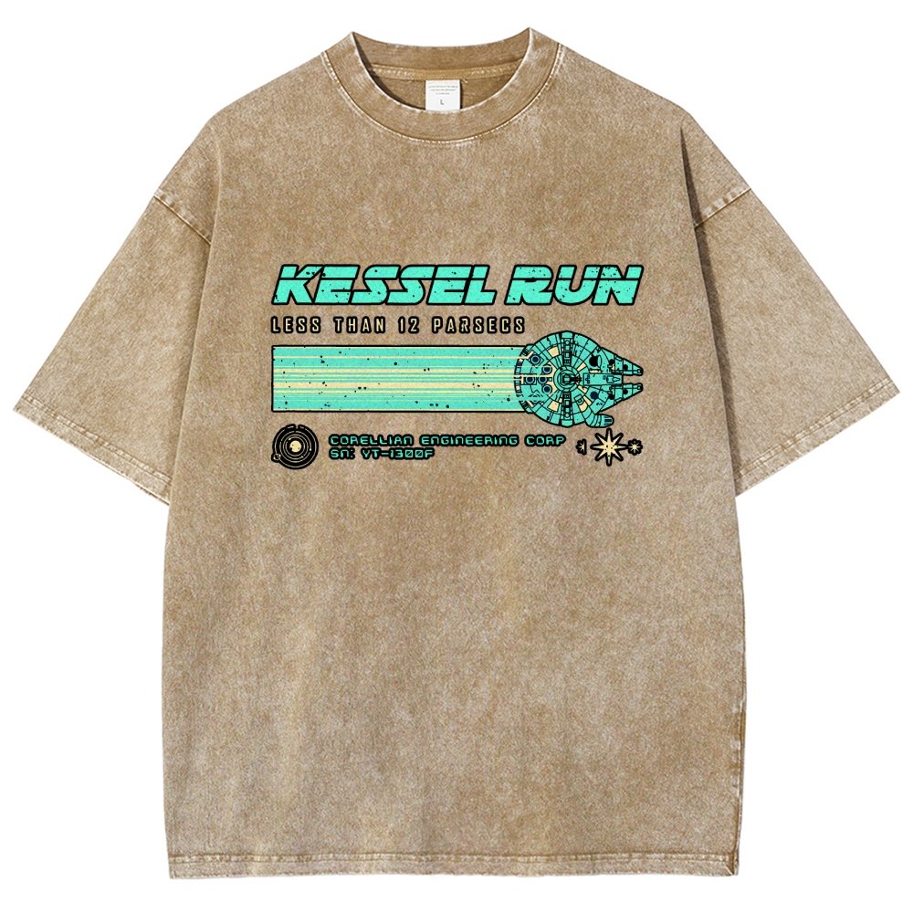Retro Vintage Parsecs Vintage Distressed T-shirt