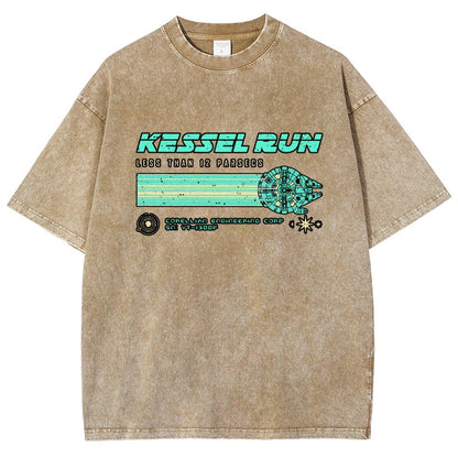 Retro Vintage Parsecs Vintage Distressed T-shirt