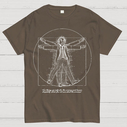 Vitruvian Genius Geek T-Shirt