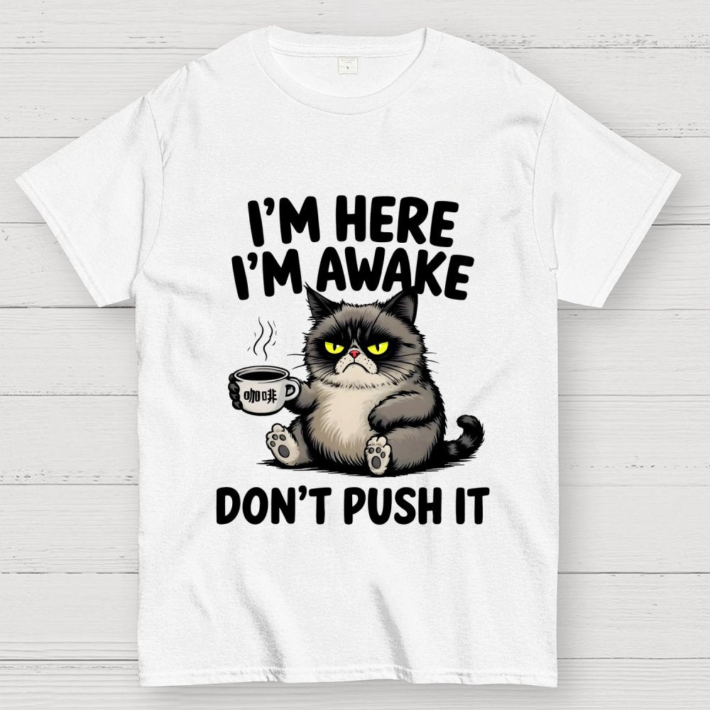 Tired Cat Geek T-Shirt