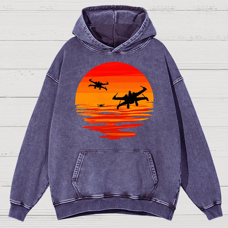 Geek Vintage Distressed Hoodie