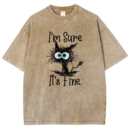 I’M Sure It’S Fine Vintage Distressed T-shirt