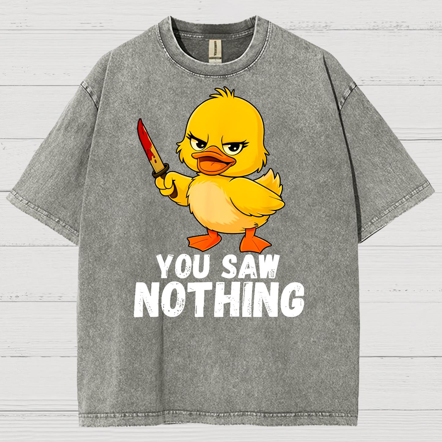 You Saw Nothing Vintage Distressed T-shirt