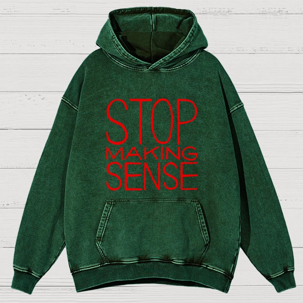 Stop Making Sense Vintage Distressed Hoodie