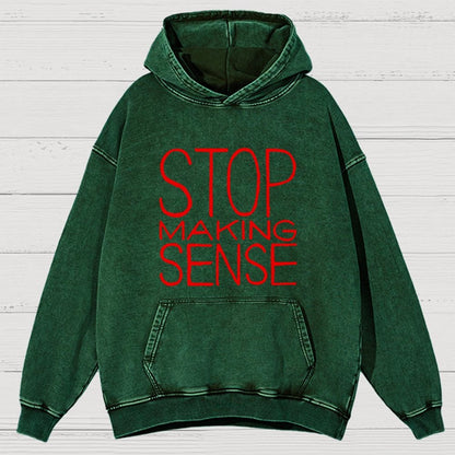 Stop Making Sense Vintage Distressed Hoodie