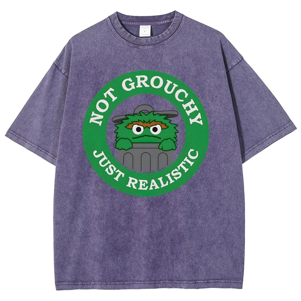 I'm Not Grouchy Vintage Distressed T-shirt