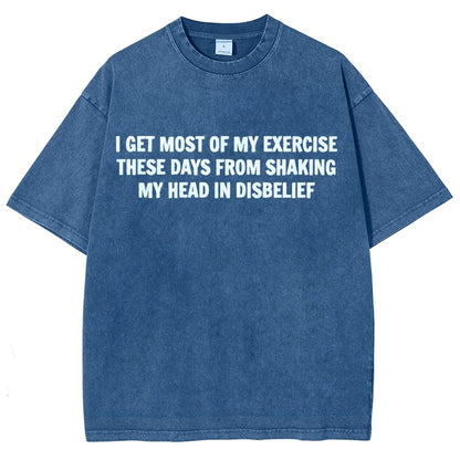 Shaking My Head Sarcastic  Vintage Distressed T-shirt