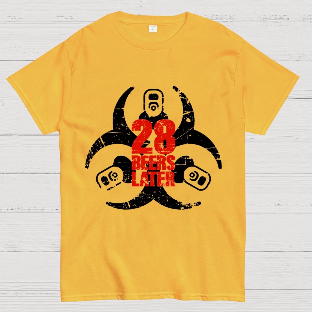 28 beers later Geek T-Shirt
