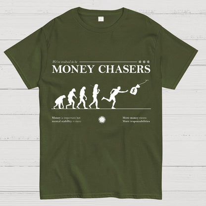 Evolution For Money Complete Design Positive Geek T-Shirt