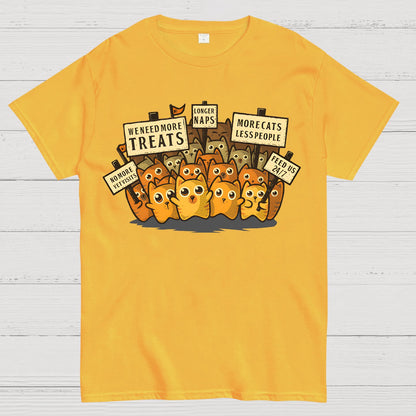 Kitten Protest Geek T-Shirt