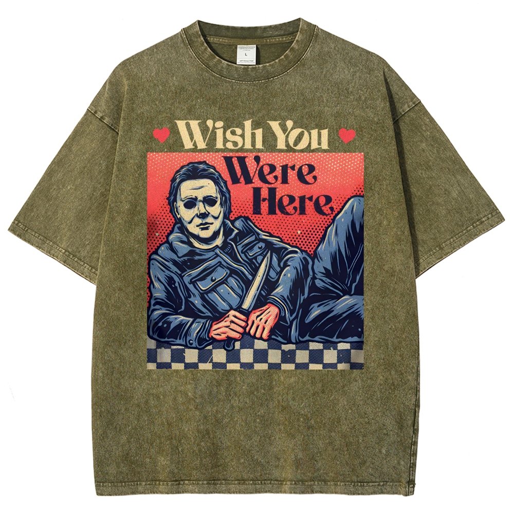 Wish You Were Here Vintage Distressed T-shirt