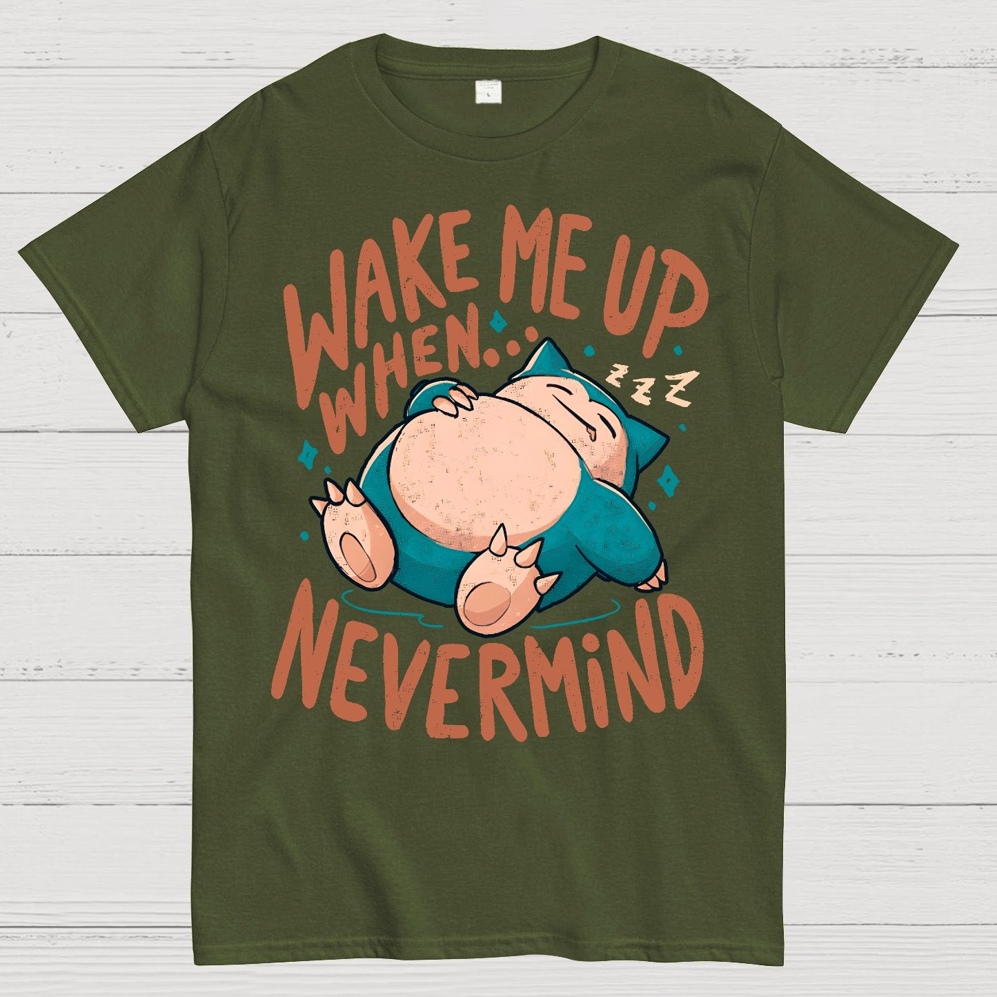 Wake Me Up When, Nevermind Geek T-Shirt