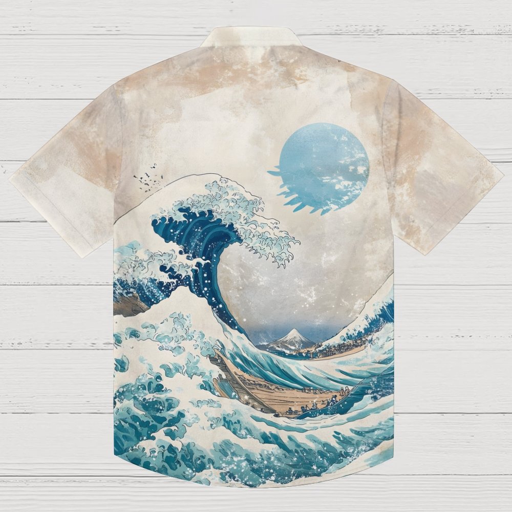 A Sea Salt Package Showcasing A Beautiful Ocean Geek Hawaiian Shirt
