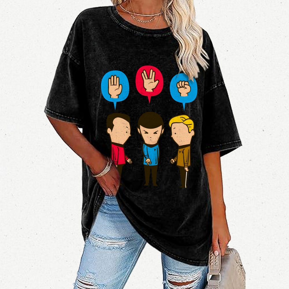 Paper – Scissors – Rock Vintage Distressed T-shirt
