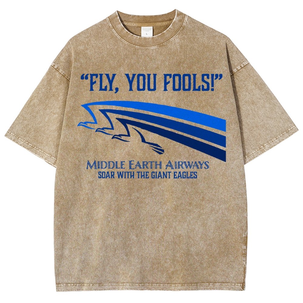 Fly, You Guys! Vintage Distressed T-shirt