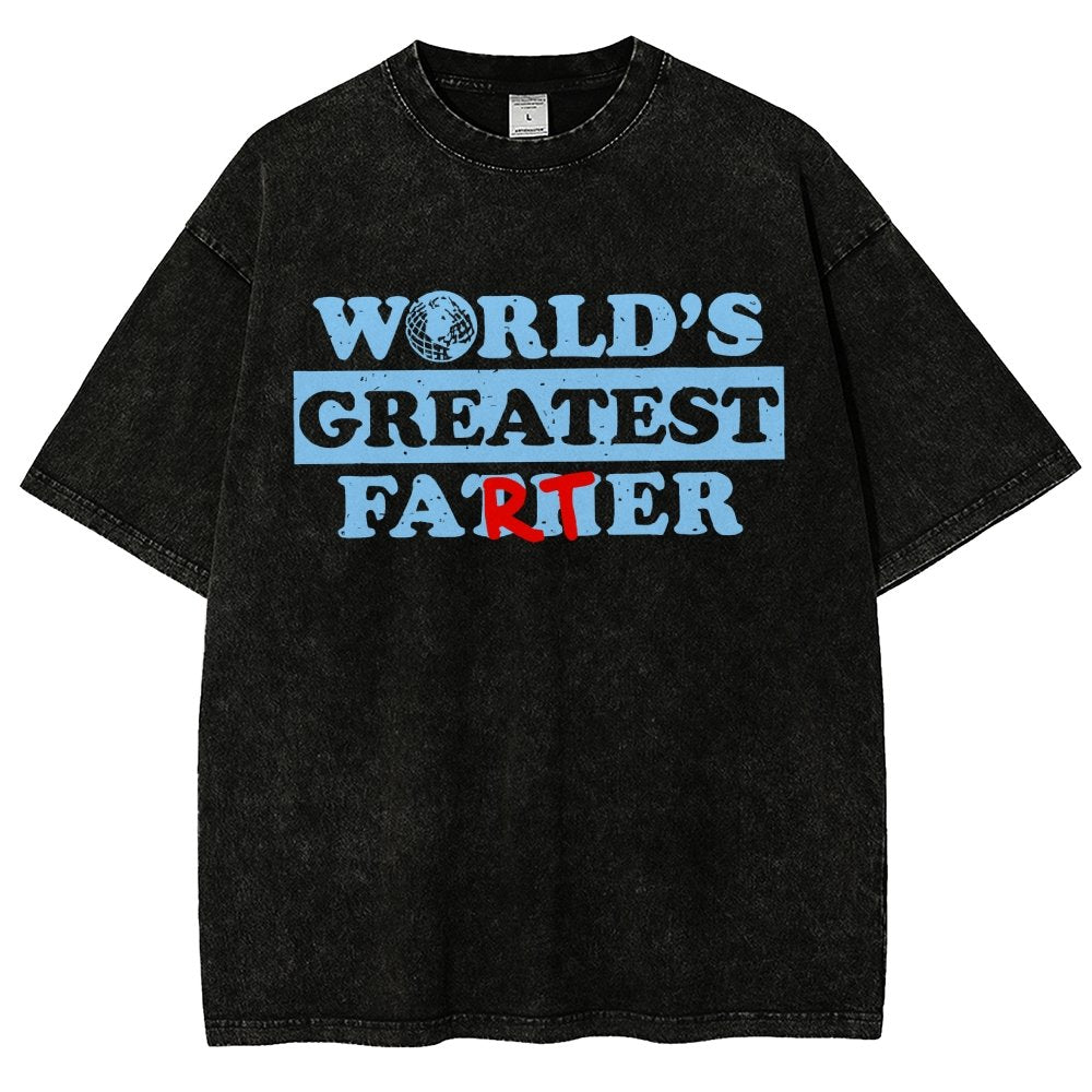 Father's Day Farter Vintage Distressed T-shirt