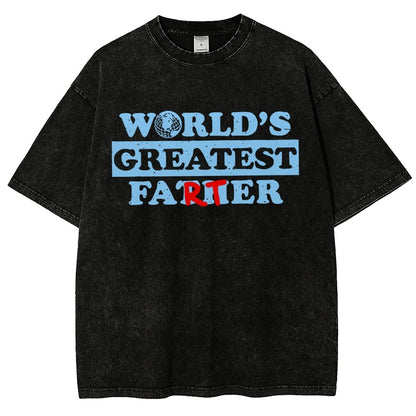 Father's Day Farter Vintage Distressed T-shirt