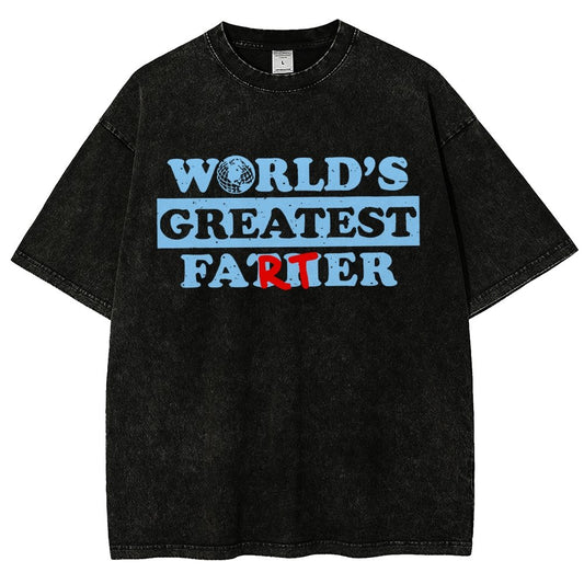 Father's Day Farter Vintage Distressed T-shirt