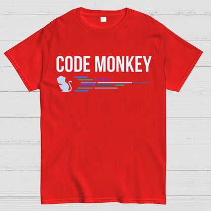 Developer Code Monkey Geek T-Shirt
