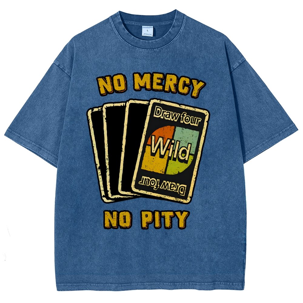 No Mercy No Pity Vintage Distressed T-shirt