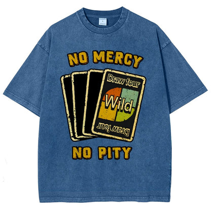 No Mercy No Pity Vintage Distressed T-shirt
