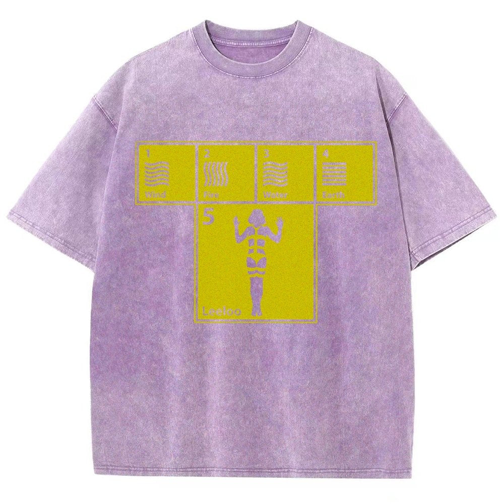 Five Elements Vintage Distressed T-shirt