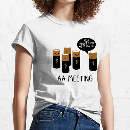 AA Meeting Nerdy T-Shirt
