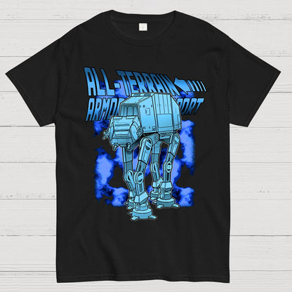 Mega Terrain Mecha Transport Geek T-Shirt