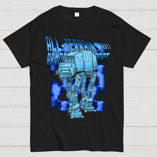 Mega Terrain Mecha Transport Geek T-Shirt
