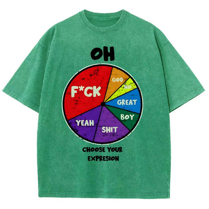 Choose You Expression Vintage Distressed T-shirt