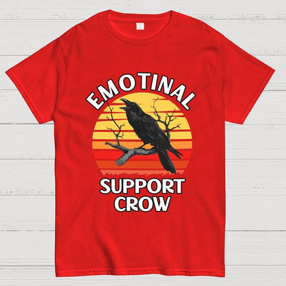 Emotional Support Crow Unisex Geek T-Shirt