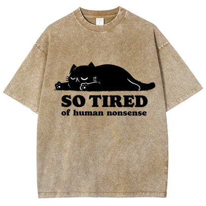 So Tired Vintage Distressed T-shirt