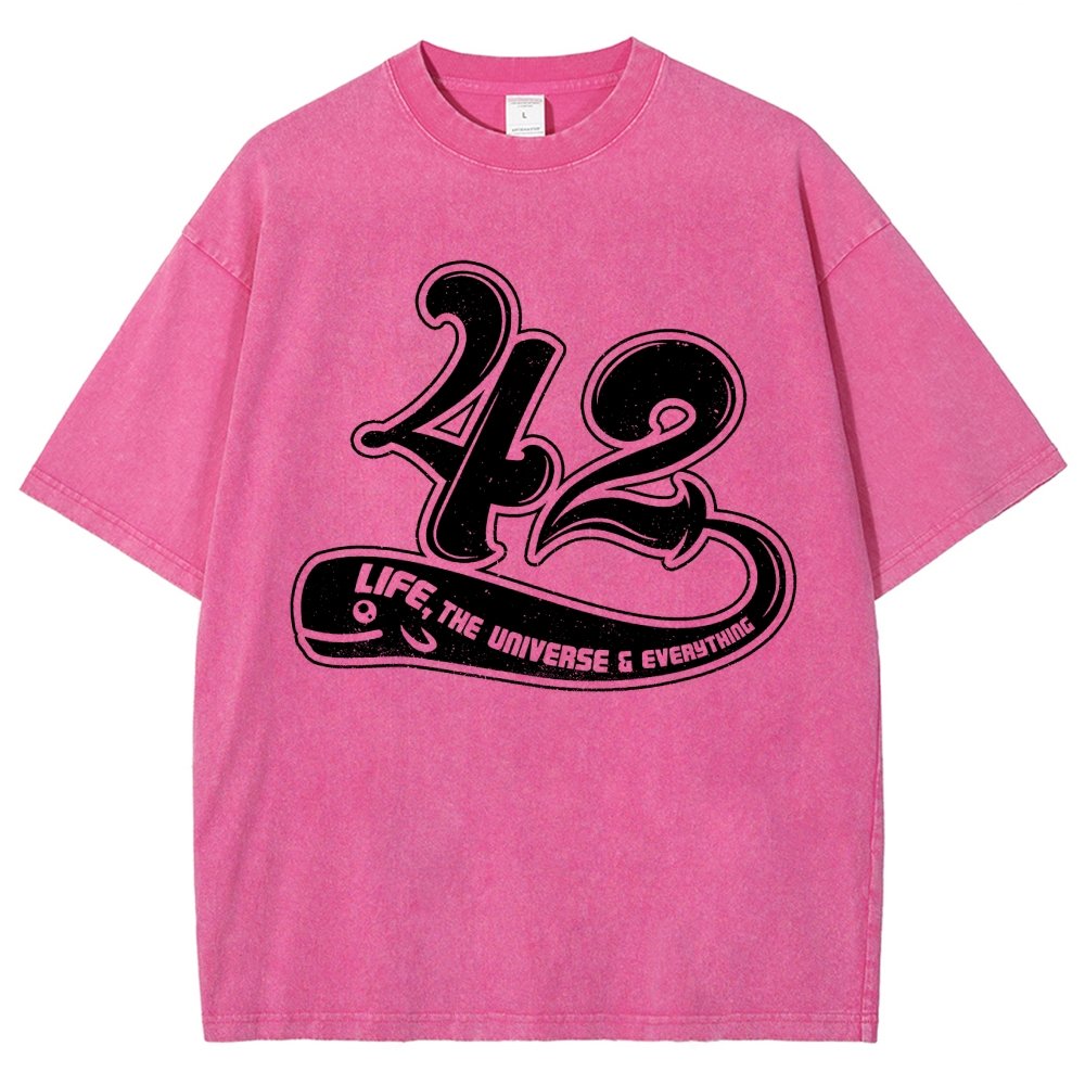 42 Life Vintage Distressed T-shirt
